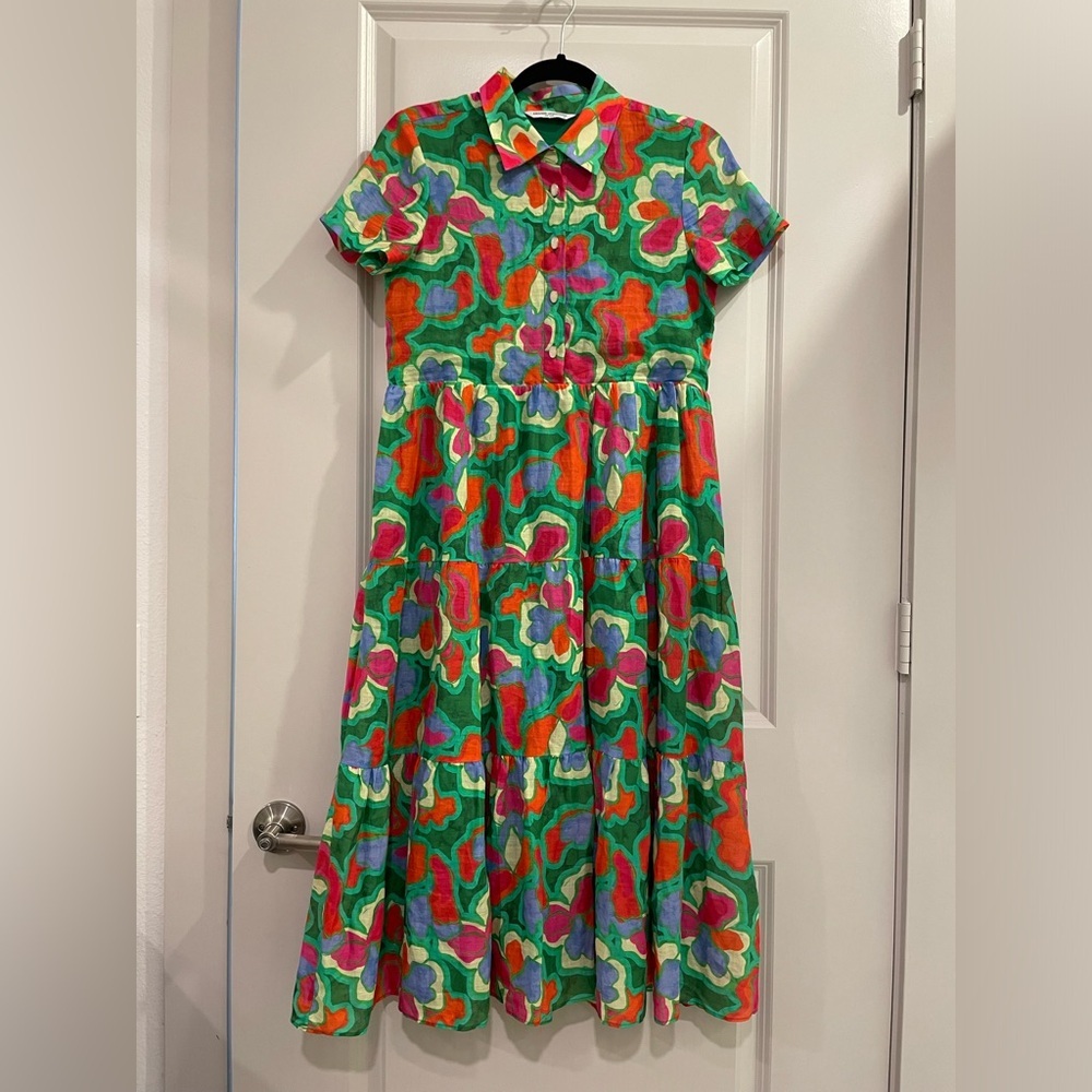 Amanda Uprichard Multicolor Abstract Dress